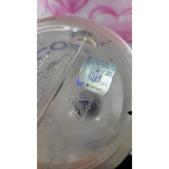 NFL Denver Broncos Football Helmet Coin Piggy Bank Collectible Soda Bottle - Picture 10 of 11